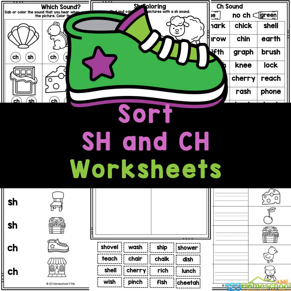 Phonics Worksheets Ch And Sh Sounds Sort By Sh And Ch Words Phonics Worksheets Ch And Sh Sounds Sort By Sh And Ch Words