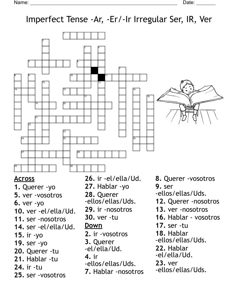 Preterite Verbs Worksheet WordMint