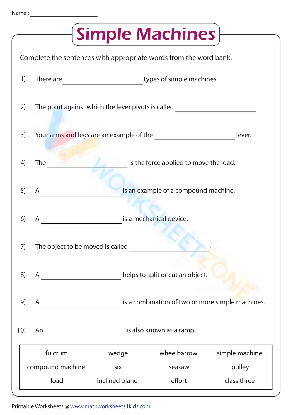 Printable 1st Grade Physics Worksheets Download Printable 1st Grade Physics Worksheets Download