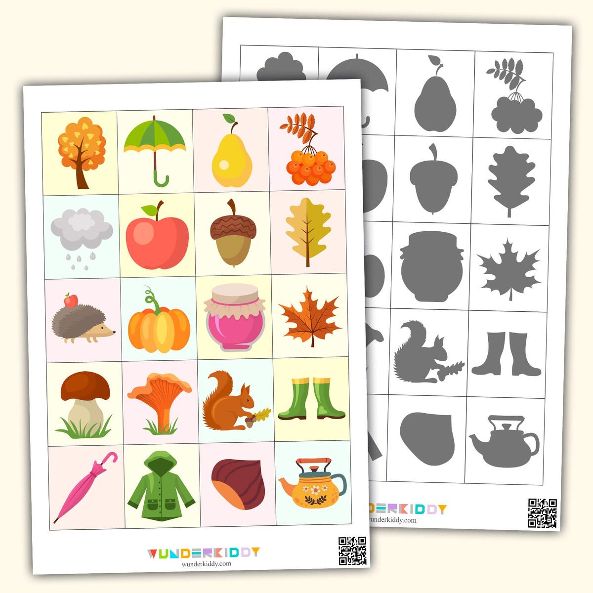 Printable Autumn Activities And Worksheets For Preschool