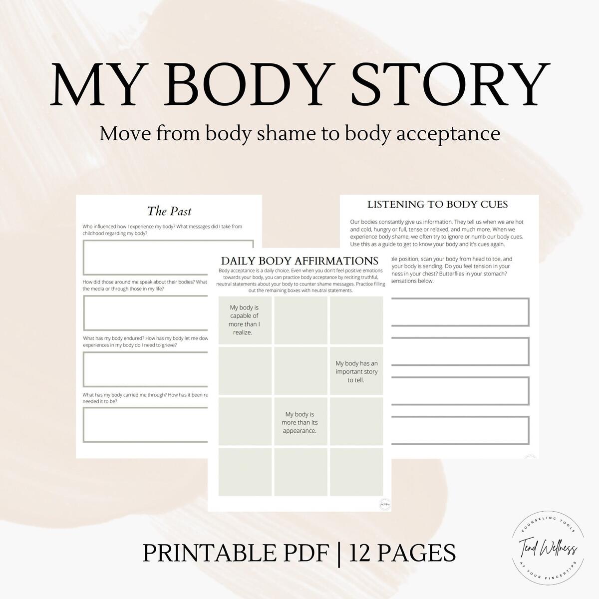 Body Image Worksheets