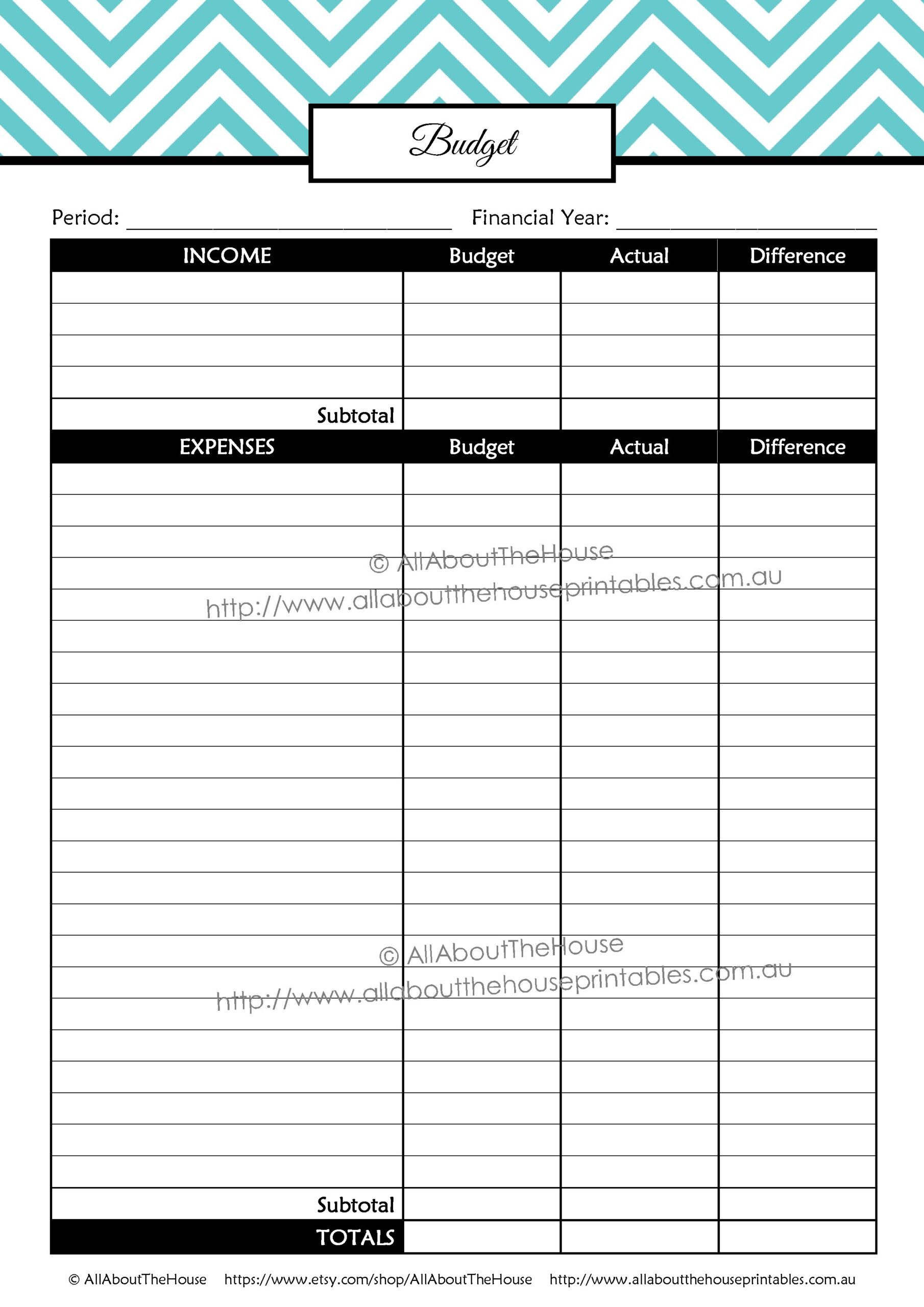 Printable Budget Planner Finance Binder Update All About Planners