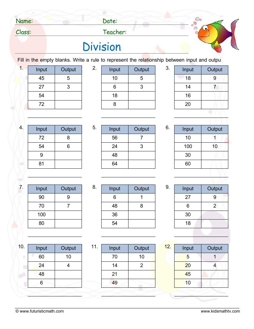 Printable Division Worksheets For Teachers Math Champions Printable Division Worksheets For Teachers Math Champions
