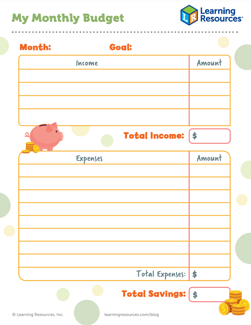 Printable Envelope Savings System For Kids Teaching Budgeting And Goal Setting With Play Money