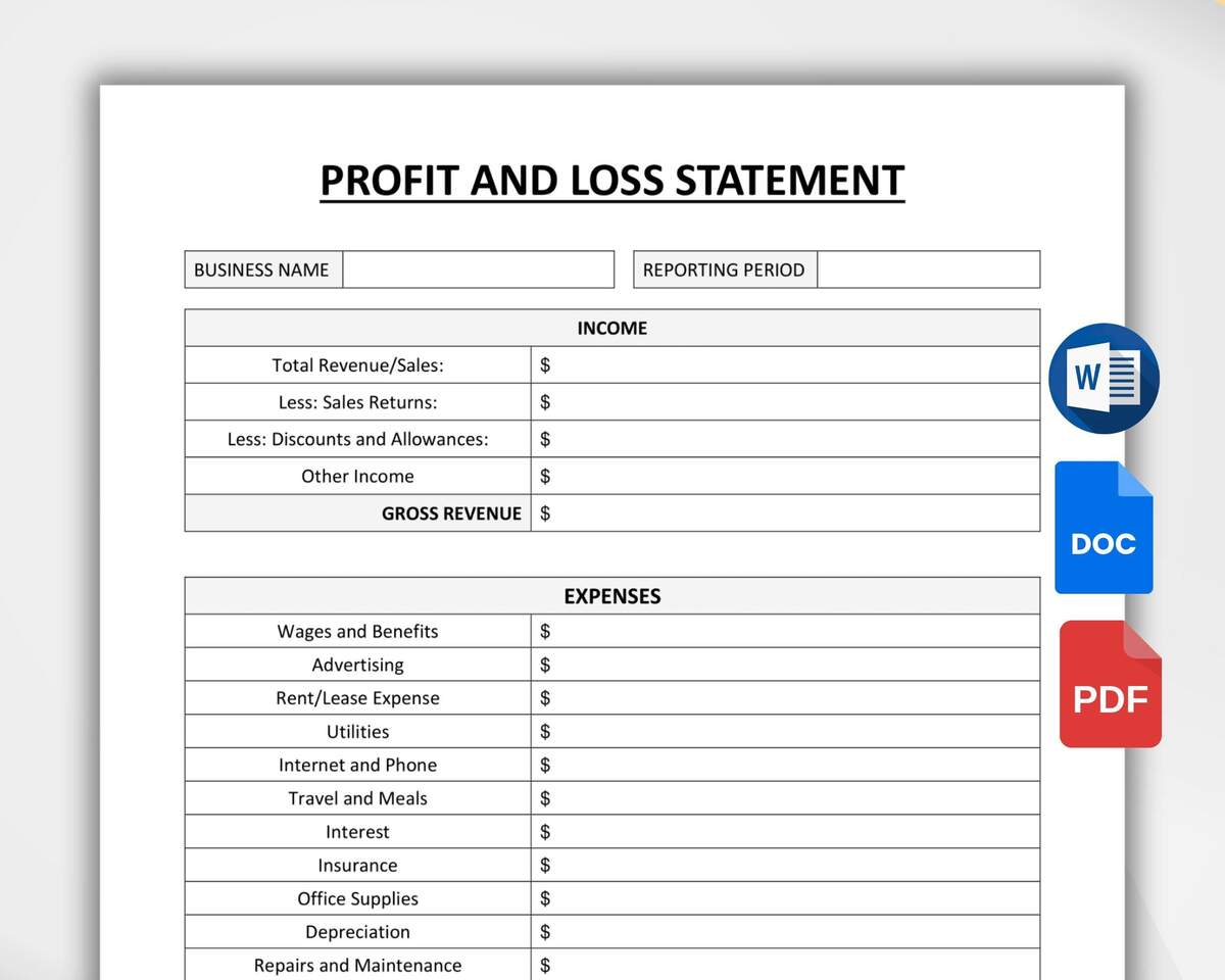 Printable Profit And Loss Statement Template Small Business Income Statement Financial Statement Profit Calculator Editable PDF Word Etsy Printable Profit And Loss Statement Template Small Business Income Statement Financial Statement Profit Calculator Editable PDF Word Etsy