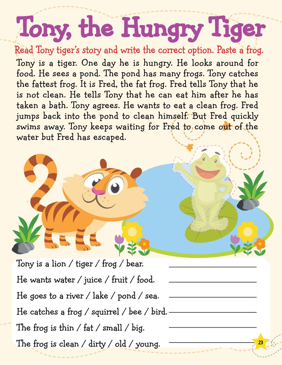 Reading Comprehension Learn Everyday Age 7