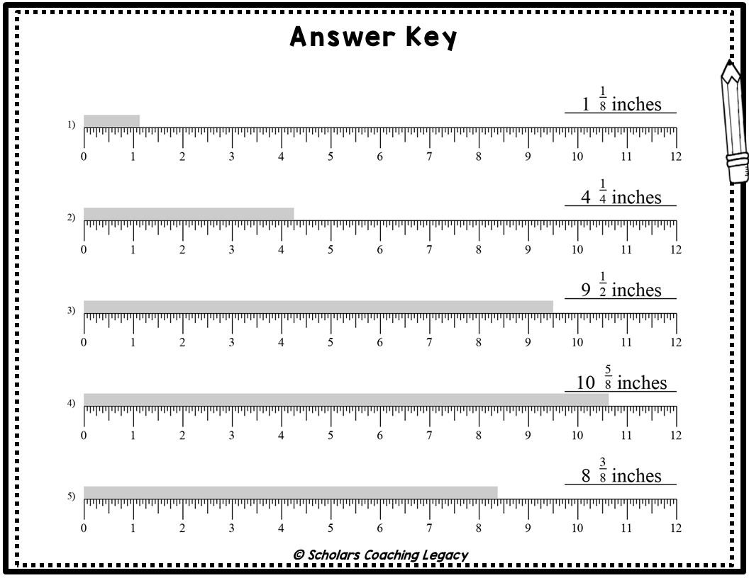 Reading On 12 Inch Ruler With 1 8 Inches Increments Worksheet Math Problems Made By Teachers Reading On 12 Inch Ruler With 1 8 Inches Increments Worksheet Math Problems Made By Teachers