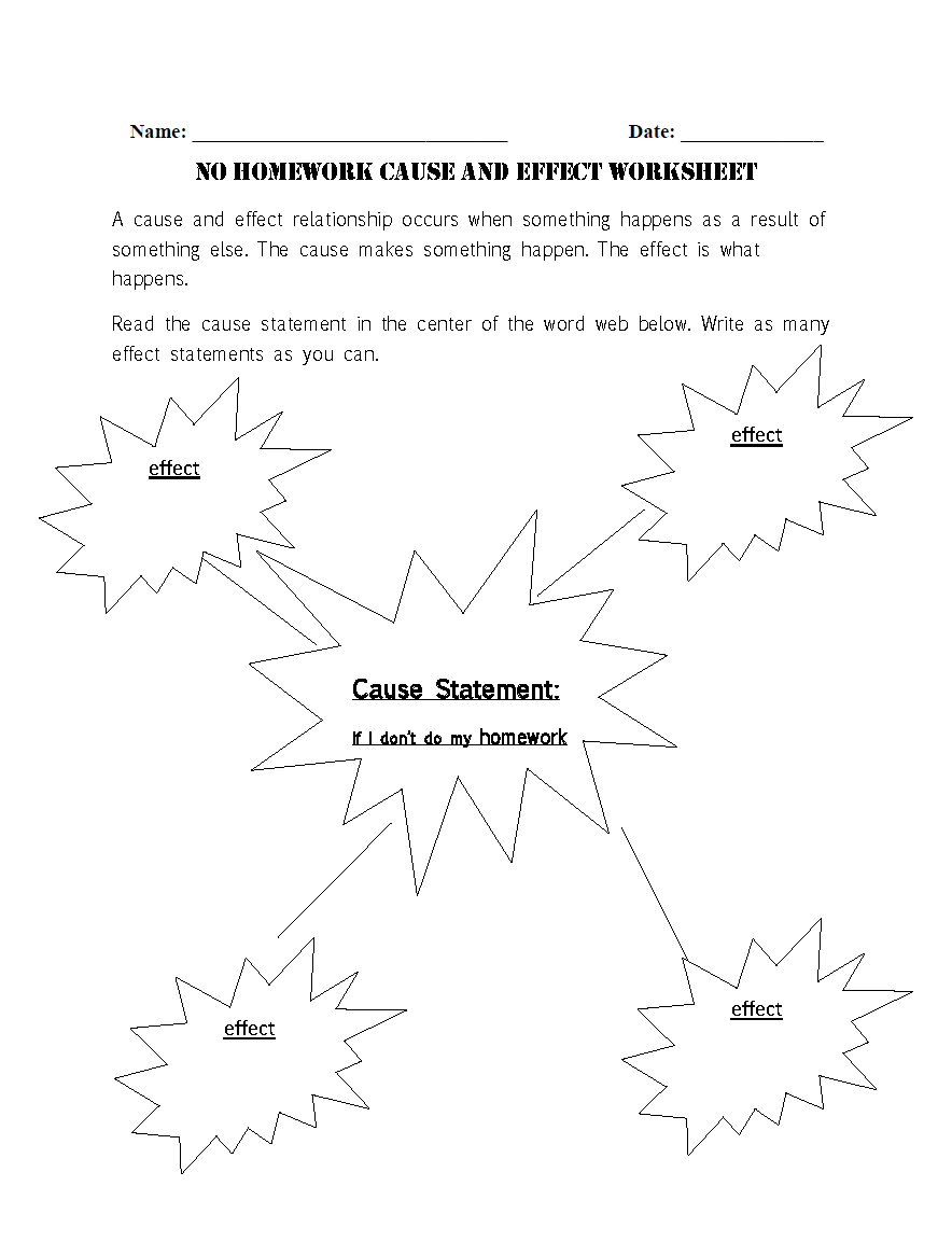 Reading Worksheets Cause And Effect Worksheets Reading Worksheets Cause And Effect Worksheets