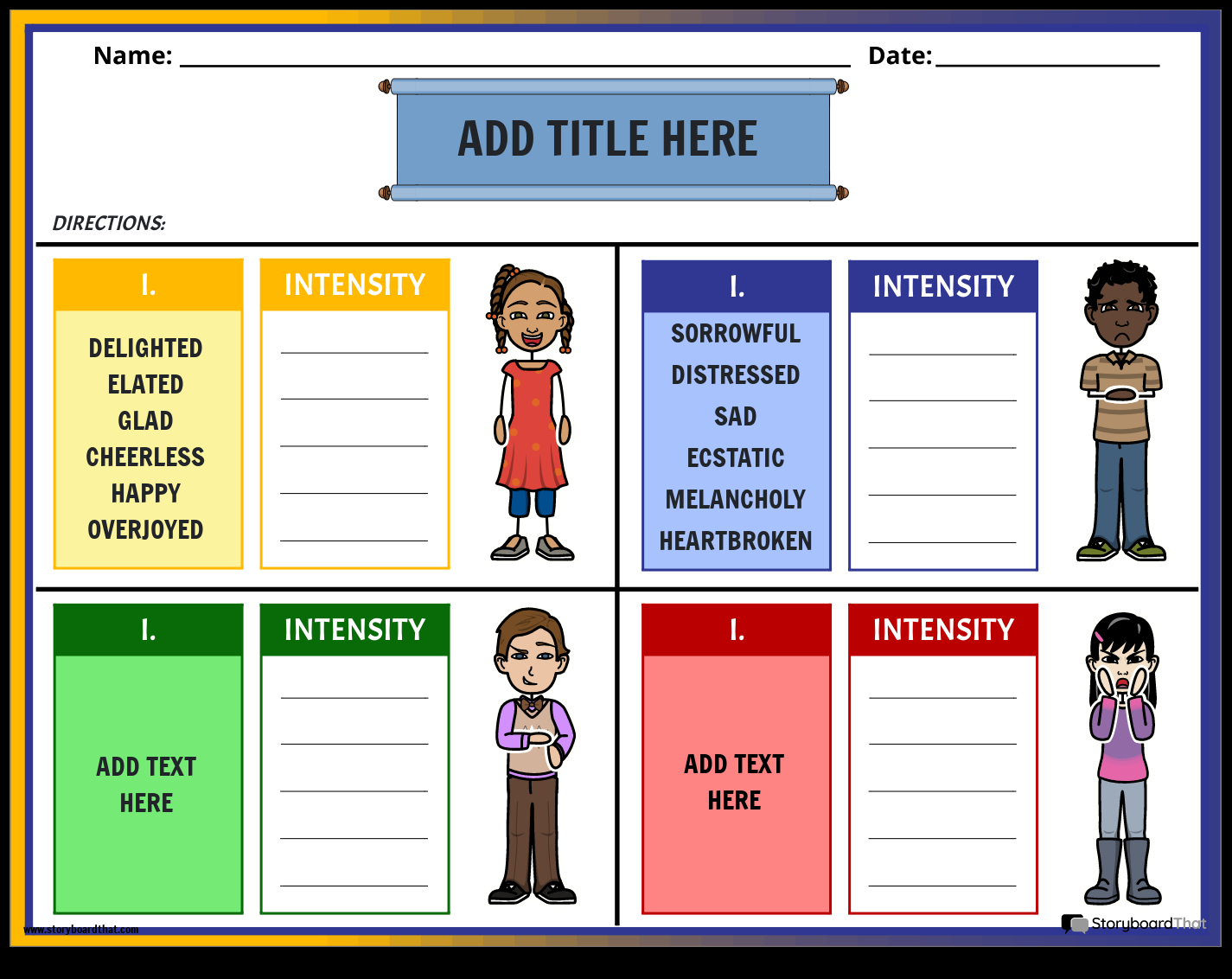 Shades Of Meaning Storyboard That Worksheets Shades Of Meaning Storyboard That Worksheets