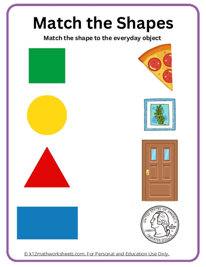 Preschool Shapes Worksheets Superstar Worksheets