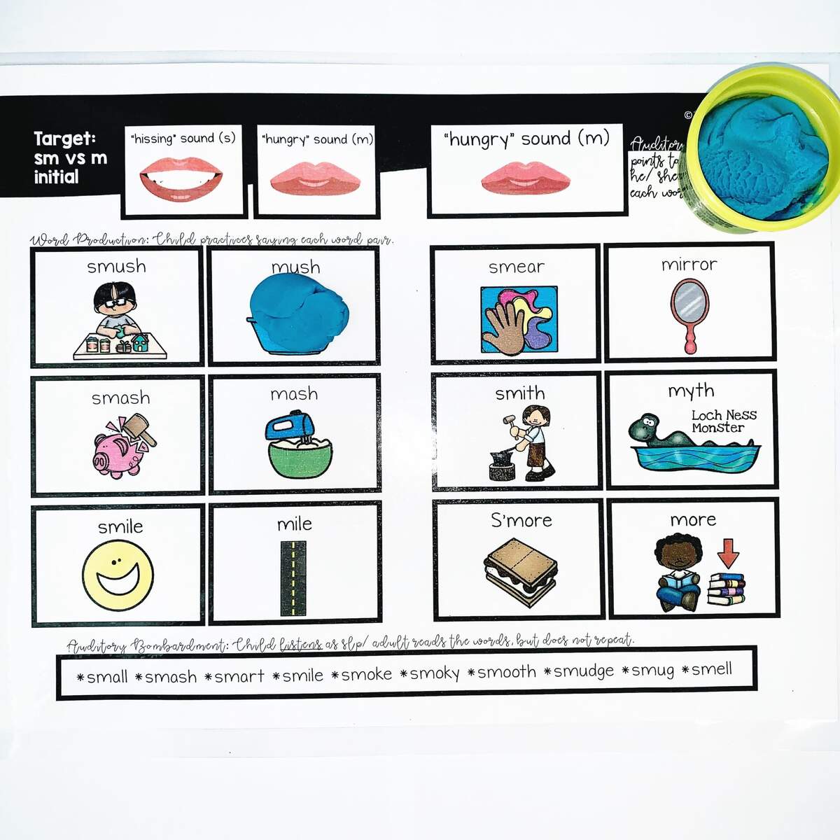 Simple Minimal Pairs Speech Therapy Activities The Pedi Speechie