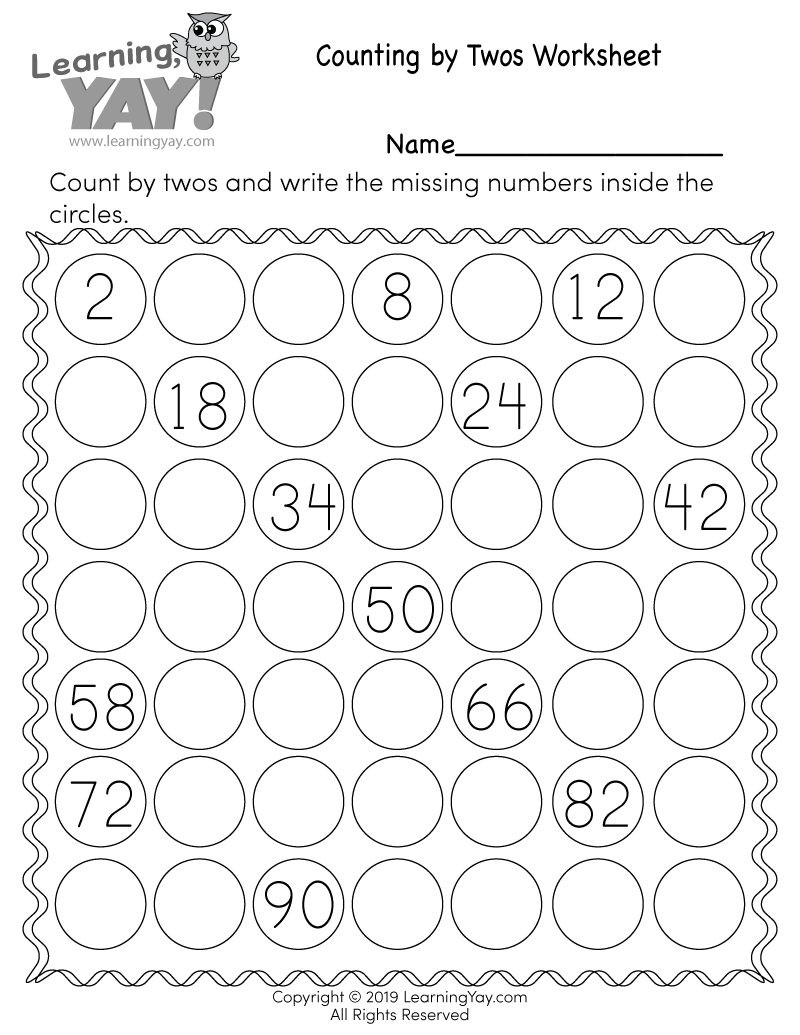 Skip Counting By 2s Worksheet For 1st Grade Free Printable Skip Counting Worksheets And Charts Free Printables Lettering SVG Files Tools Apps