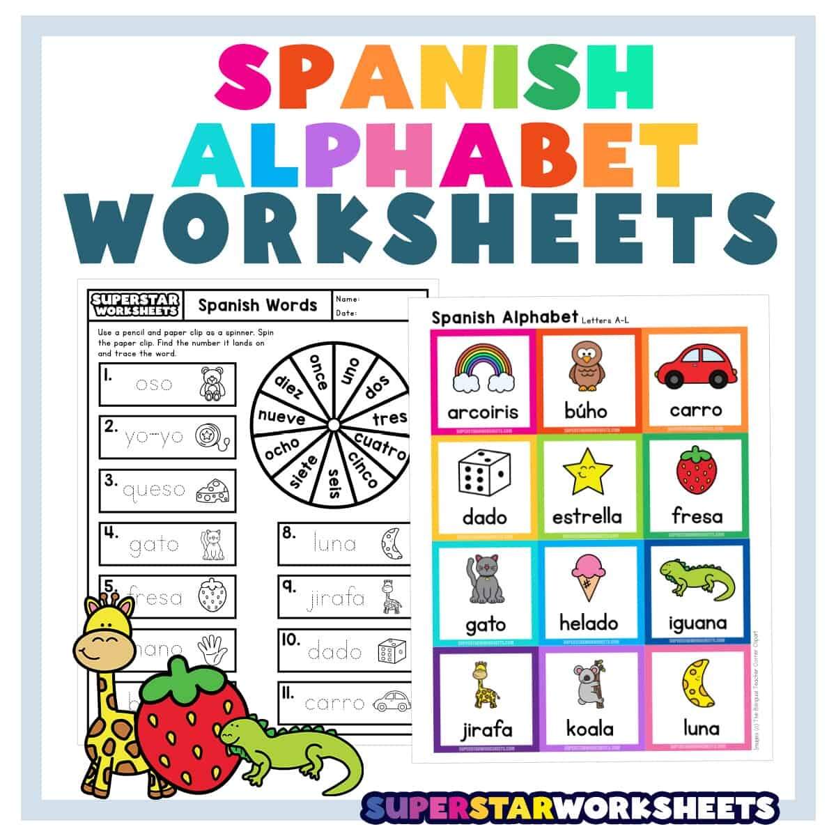 Spanish Alphabet Worksheets Superstar Worksheets Numbers In Spanish Worksheets And How To Count 1 1000