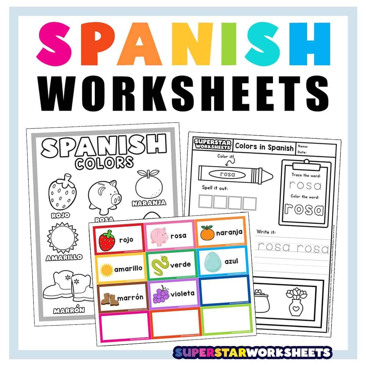 Spanish Worksheets Superstar Worksheets Spanish Worksheets Superstar Worksheets