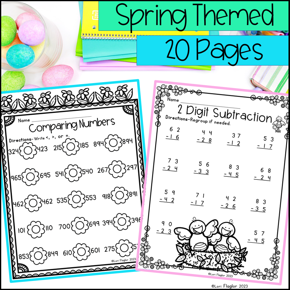 Spring 2nd Grade Math Worksheets Classful FREE Printable 2nd Grade Math Minutes Worksheets Pdf