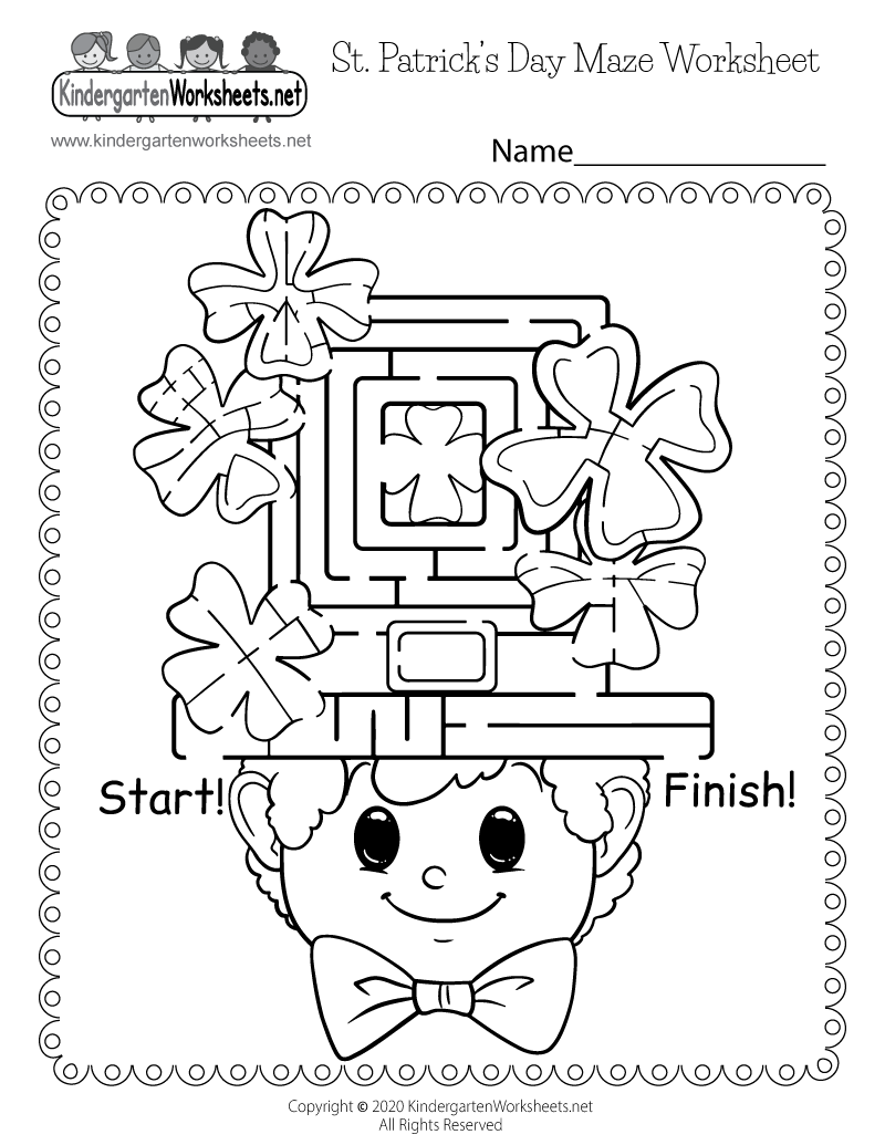 St Patrick S Day Counting Worksheet Free Printable Digital PDF