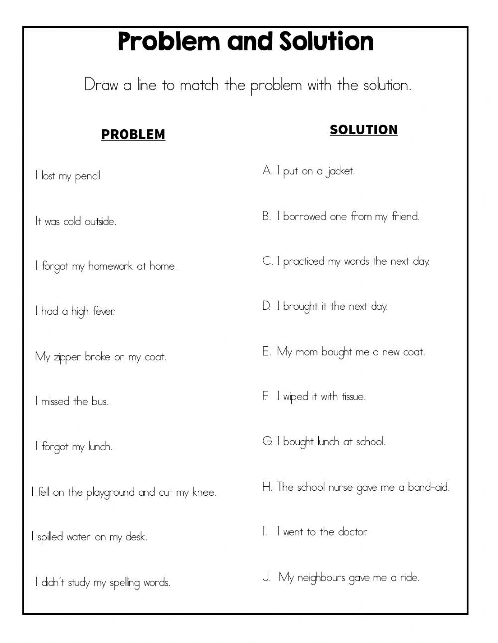 Story Elements Problem And Solution Worksheet Problem And Worksheets Library Story Elements Problem And Solution Worksheet Problem And Worksheets Library