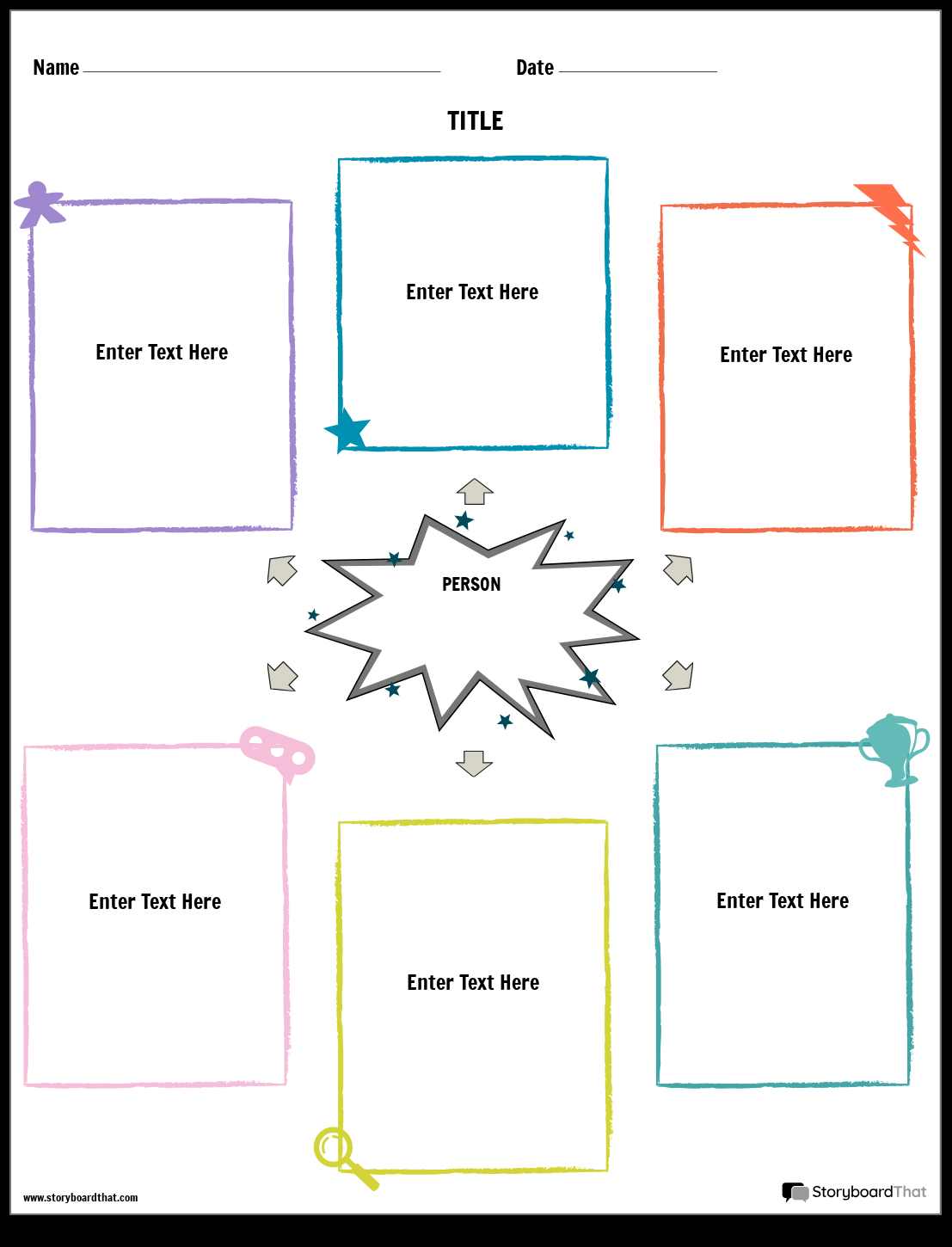 Storyboard That Biography Worksheet Templates Storyboard That Biography Worksheet Templates
