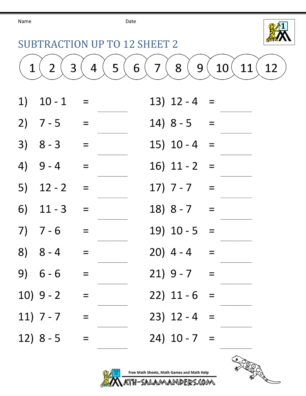 Math Review Addition Counting TheCatholicKid