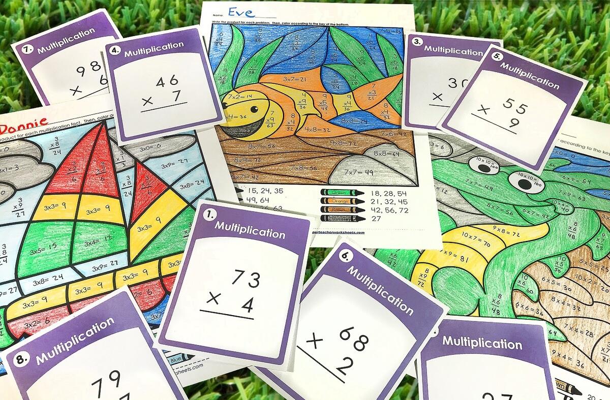 Super Teacher Worksheet Multiplication Table Activities