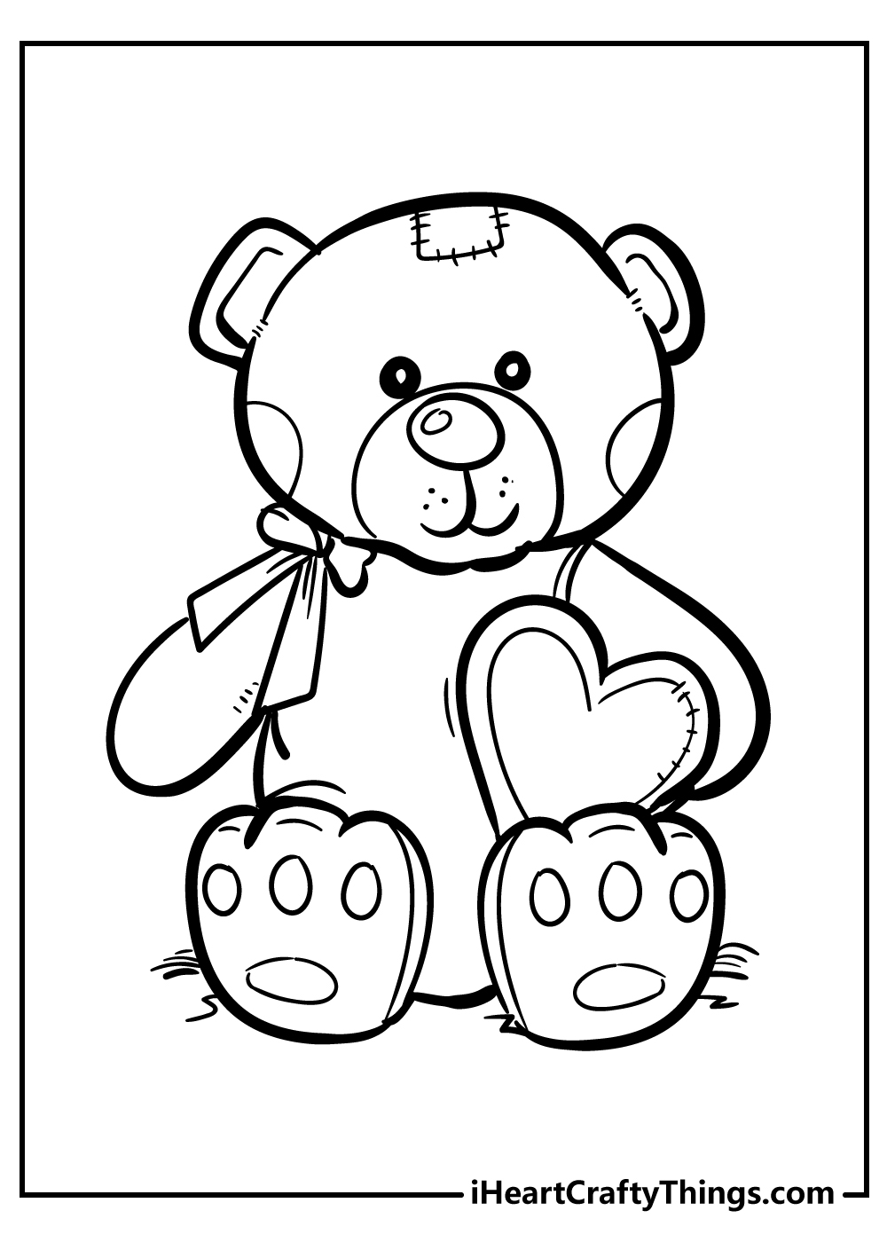 Teddy Bear Coloring Pages 100 Free Printables