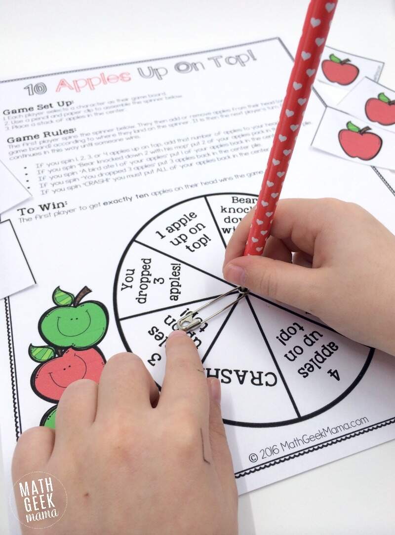 Ten Apples Up On Top Math Game FREE