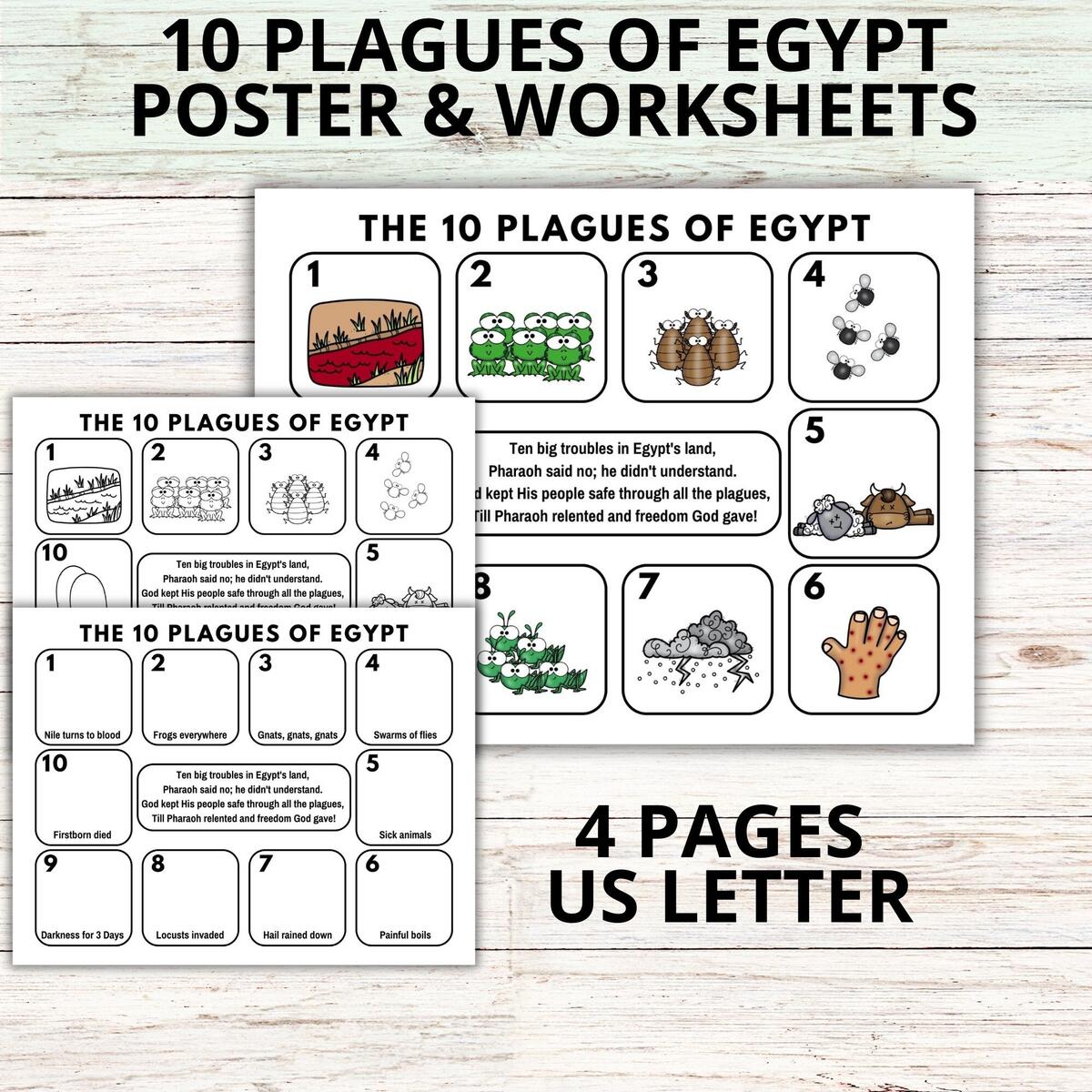 Ten Plagues Of Egypt Bible Activity Sheets Exodus Sunday School Lesson For Kids Printable Plagues Coloring Lesson Activity Plagues Poster Etsy Ten Plagues Of Egypt Bible Activity Sheets Exodus Sunday School Lesson For Kids Printable Plagues Coloring Lesson Activity Plagues Poster Etsy
