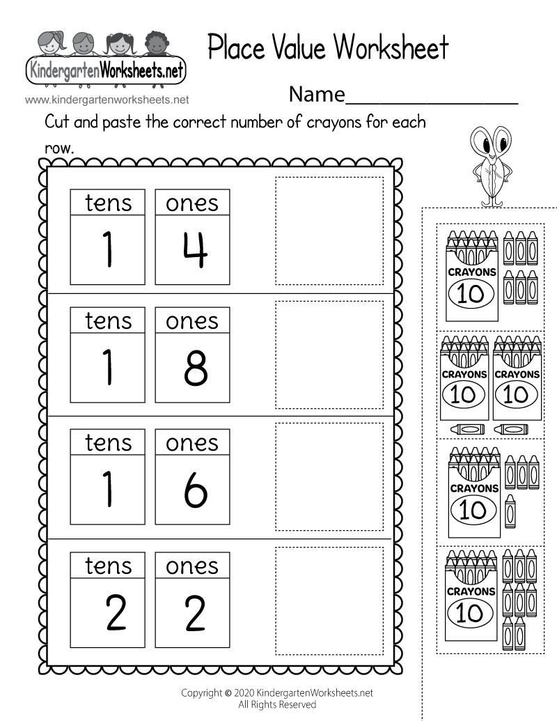 Egg Place Value Worksheet Free Printable Digital PDF