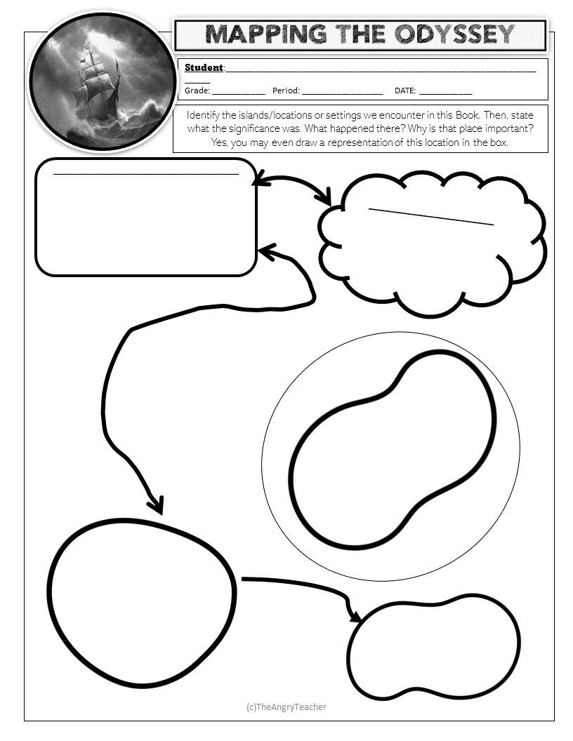 THE ODYSSEY BOOK TWELVE WORKSHEETS ACTIVITIES Classful THE ODYSSEY BOOK TWELVE WORKSHEETS ACTIVITIES Classful