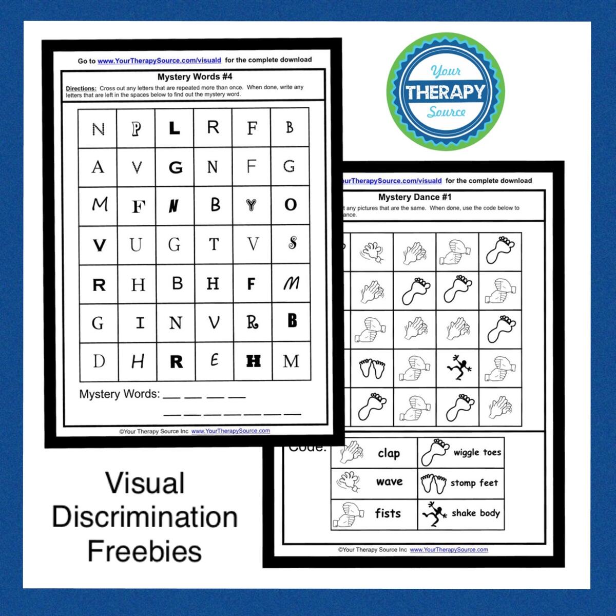 Visual Discrimination Worksheets FREE PDF Your Therapy Source Top 20 Free Printables For 2023 Your Therapy Source