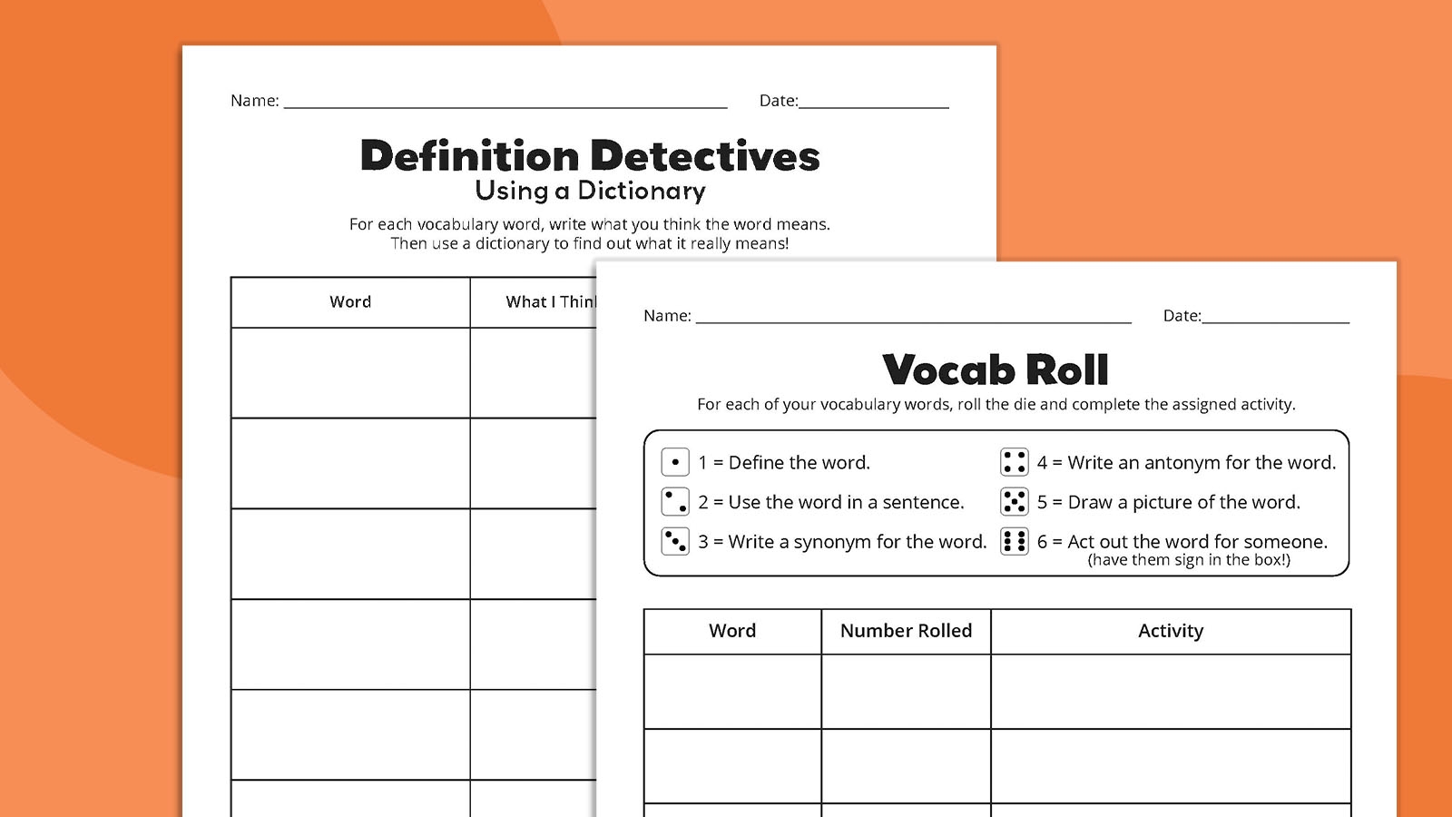Vocabulary Worksheets Free Download To Use With Any Word List English Vocabulary Worksheet Worksheets Worksheets