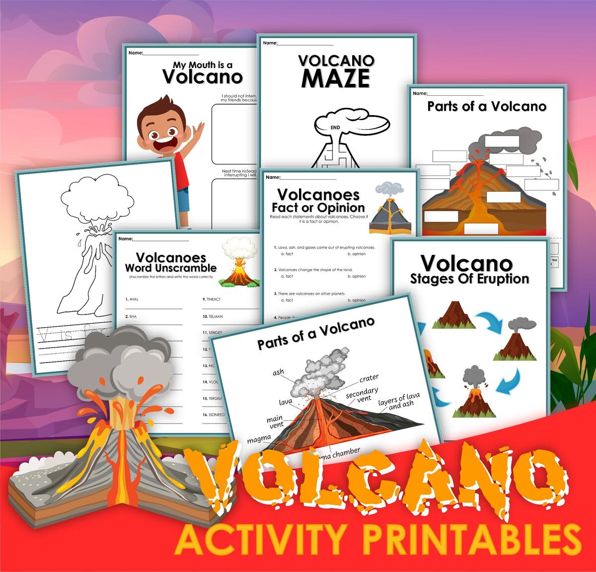 Volcano Volcano Printable Set Volcano Facts Instant Download Digital Download Kids Worksheet STEM Kid S Workbook Etsy Volcano Volcano Printable Set Volcano Facts Instant Download Digital Download Kids Worksheet STEM Kid S Workbook Etsy