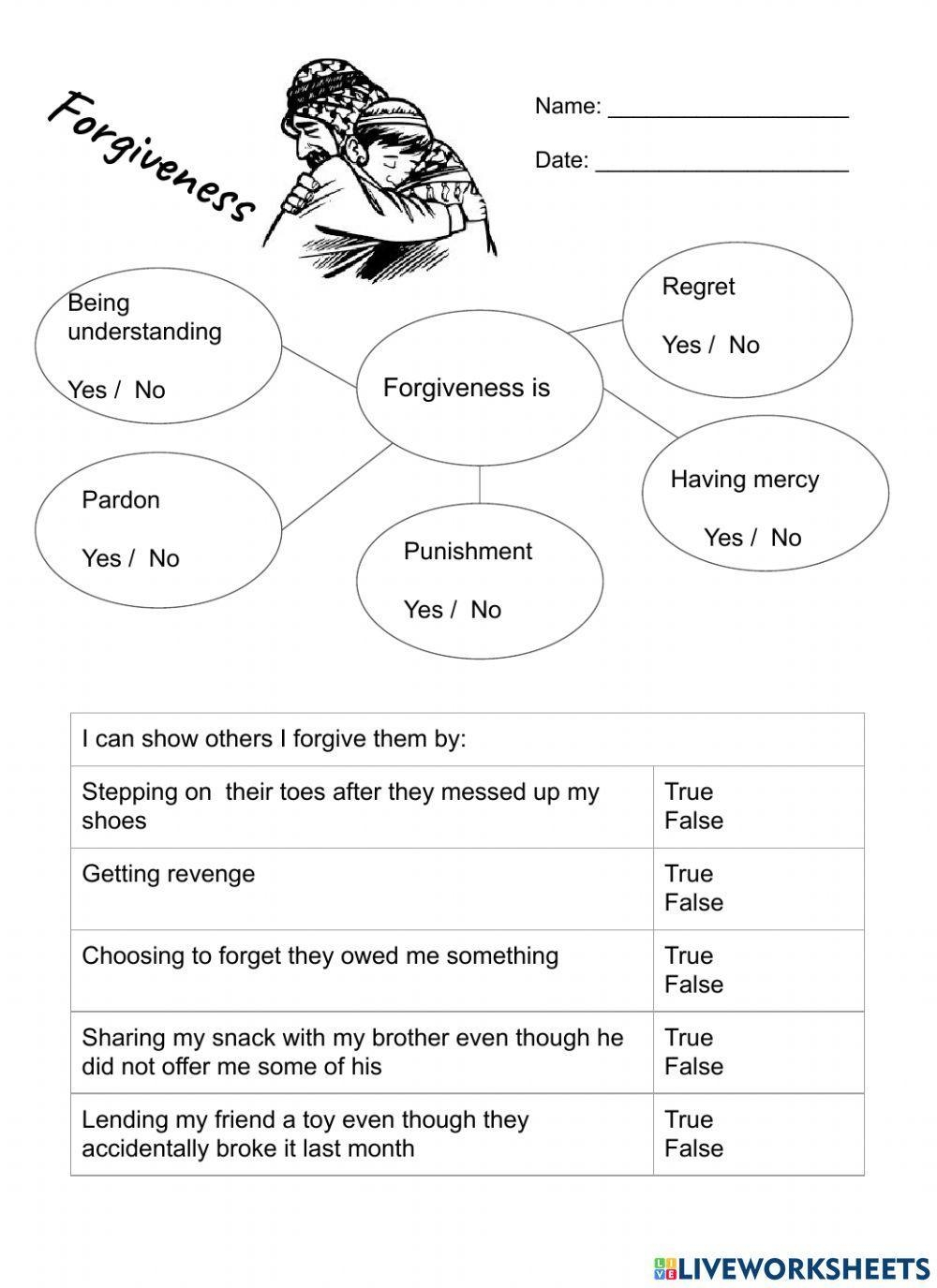 What Is Forgiveness Worksheet Worksheets Library What Is Forgiveness Worksheet Worksheets Library